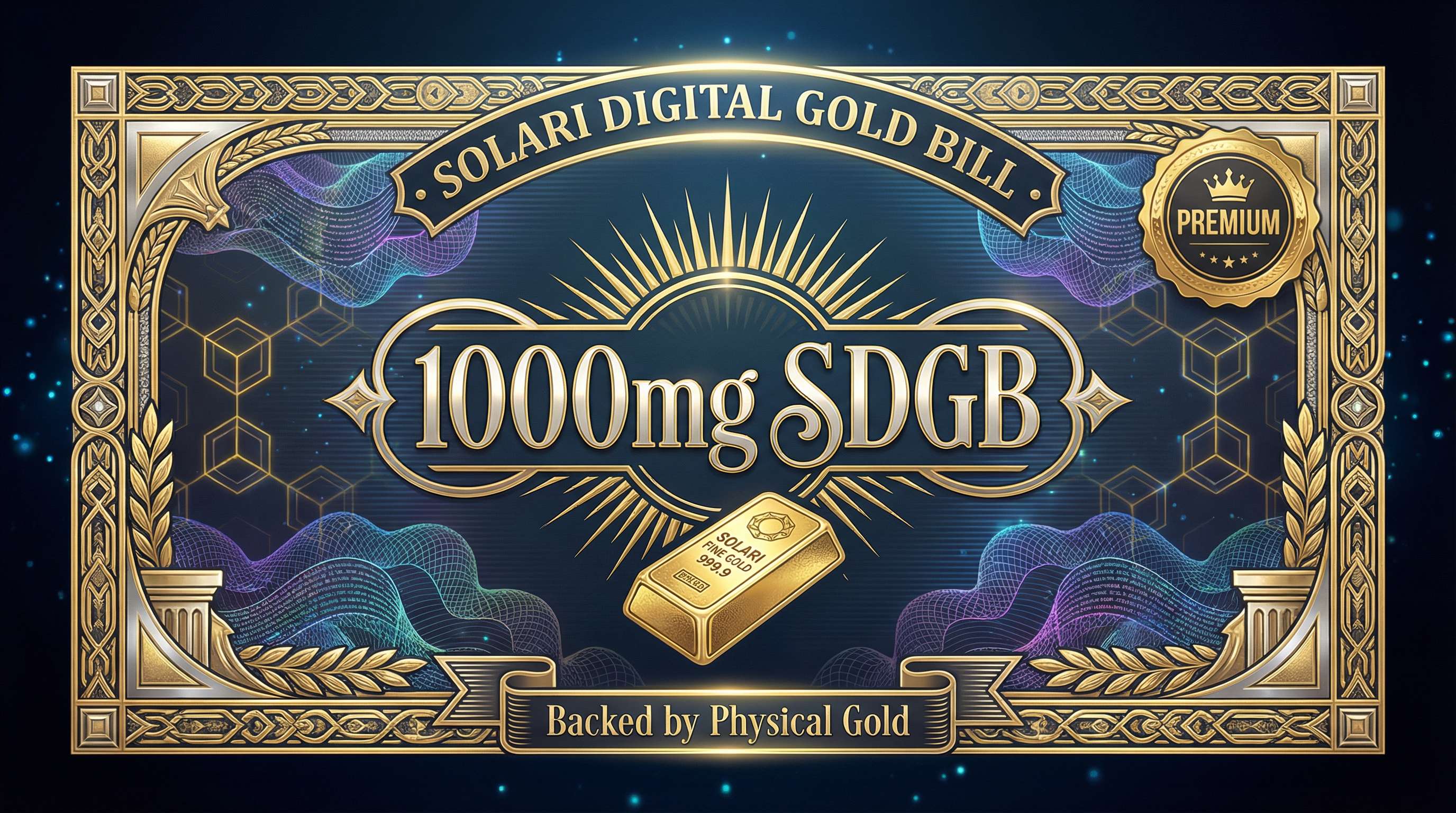 Solari 1,000 mg Digital Gold Bill